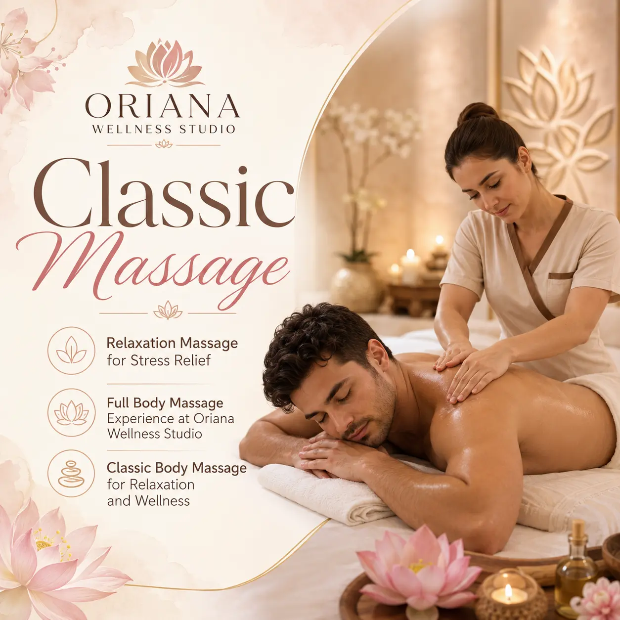 Classic Massage Oriana Wellness Studio