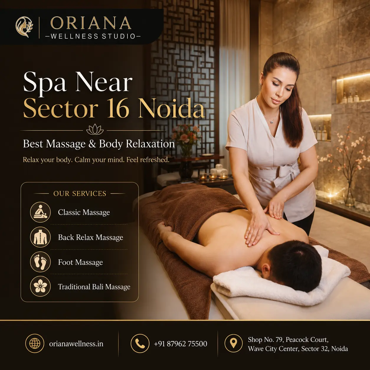 Best Massage and Body Relaxation: Spa Near Sector 16 Noida