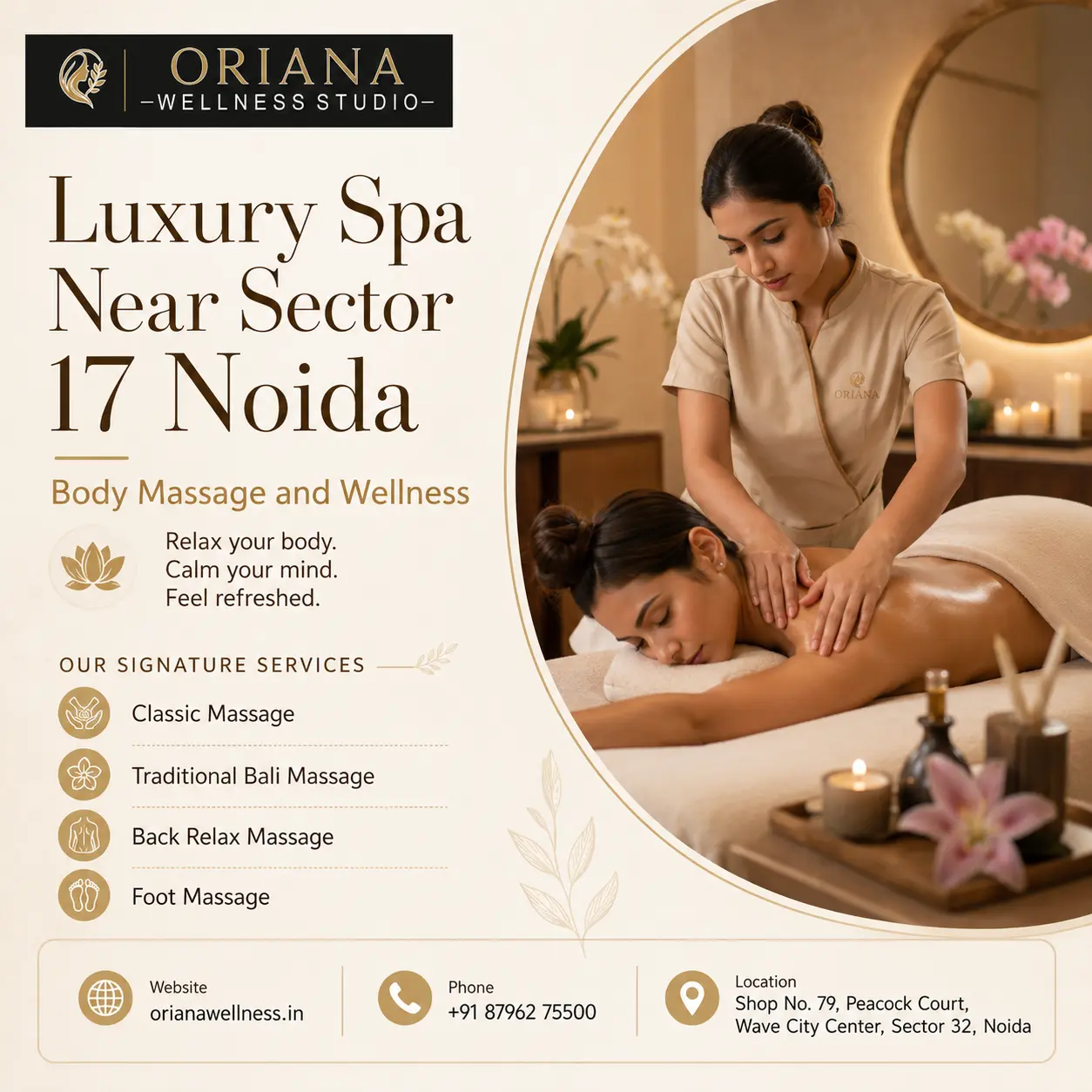 Luxury Spa Near Sector 17 Noida