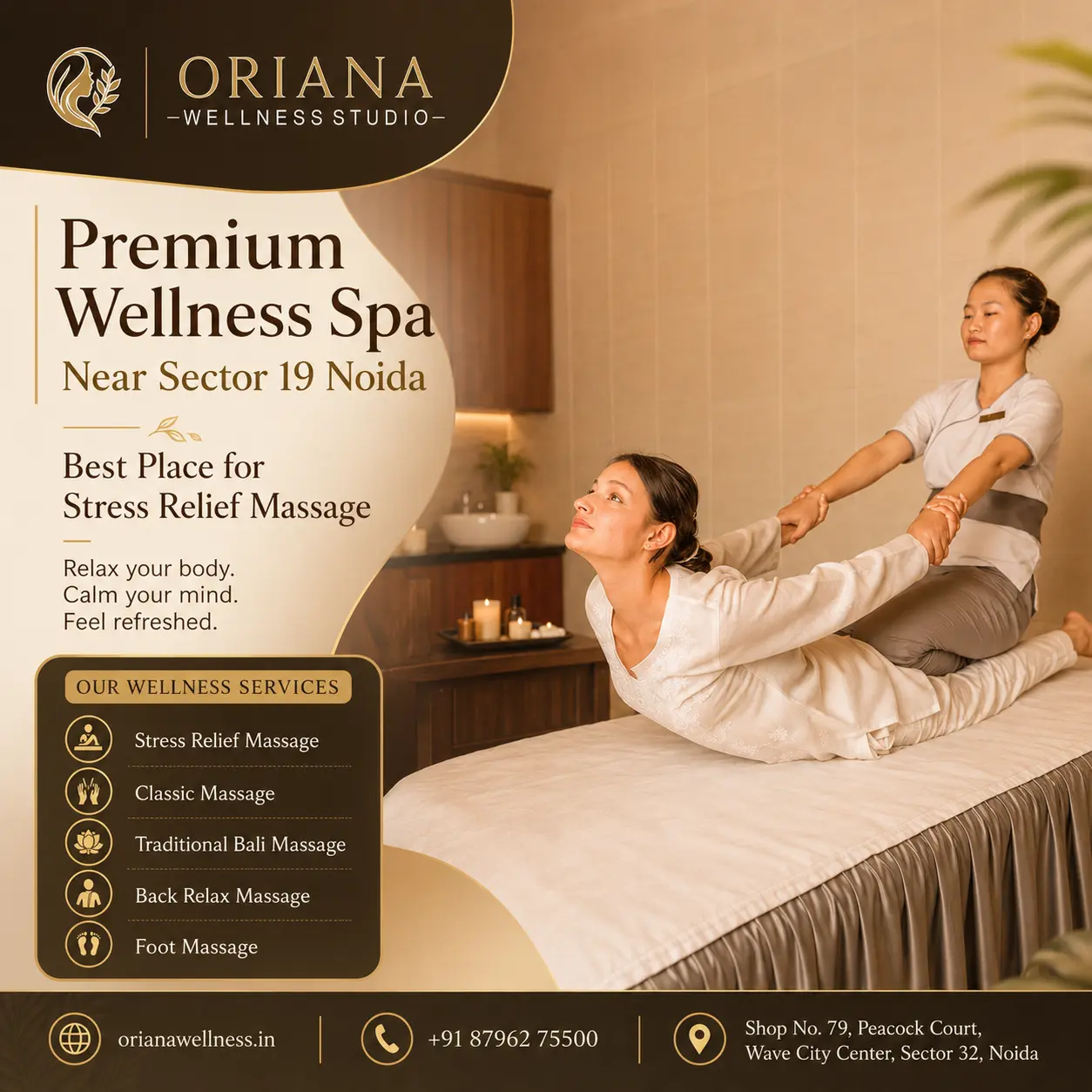Premium Wellness Spa Near Sector 19 Noida: Best Place for Stress Relief Massage