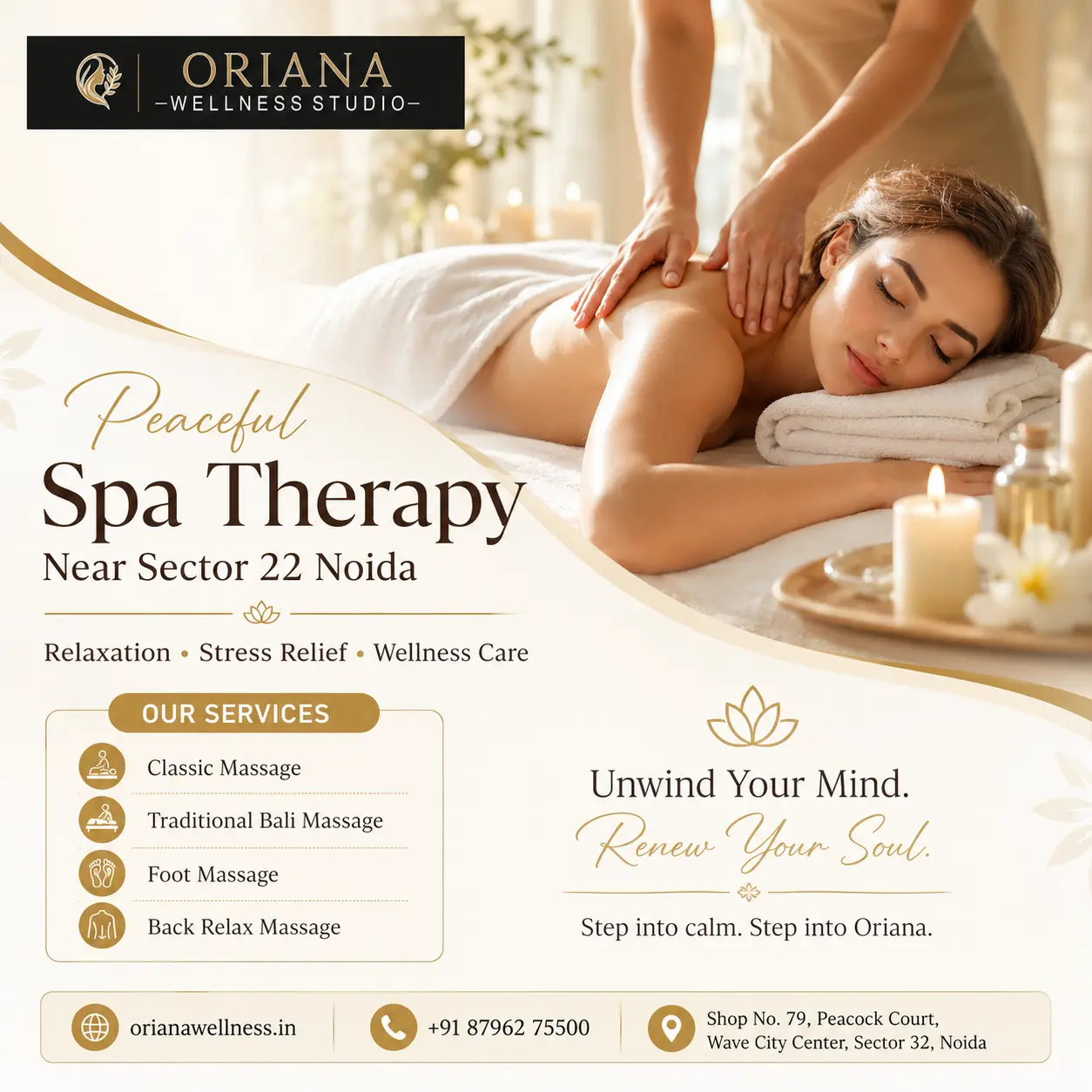 Peaceful Spa Therapy Near Sector 22 Noida